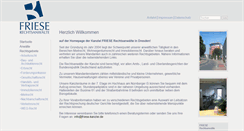 Desktop Screenshot of friese-kanzlei.de